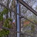 Garde corps de terrasse à 5 barres en inox en kit à l'anglaise 58