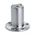 Support de main courante ø33,7mm en inox 316 brossé a fixer sur muret 0