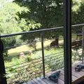 Garde corps de terrasse à 9 barres en inox en kit à la française 8