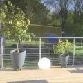 Garde corps de terrasse à 9 barres en inox en kit à la française 15