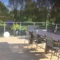 Garde corps de terrasse à 9 barres en inox en kit à la française 39