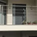 Garde corps de terrasse à 9 barres en inox en kit à la française 19