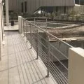 Garde corps de terrasse à 9 barres en inox en kit à la française 20