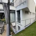 Garde corps de terrasse à 9 barres en inox en kit à la française 27