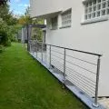 Garde corps de terrasse à 9 barres en inox en kit à la française 21