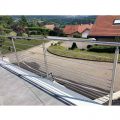 Garde corps de terrasse à 10 barres en inox en kit à l'anglaise 9