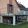 Garde corps de terrasse à 10 barres en inox en kit à l'anglaise 17