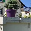 Garde corps de terrasse à verre et barres en inox à la française 27