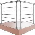 Garde corps de terrasse à 5 câbles  en inox à la française 11