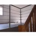 Garde corps de terrasse à 5 câbles  en inox à la française 8