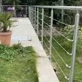 Garde corps de terrasse à 5 câbles en inox à l'anglaise 13