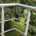 Garde corps de terrasse à 5 câbles en inox à l'anglaise 15