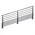 Garde corps de terrasse design en acier 10 lisses à la française 8