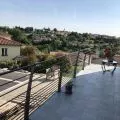 Garde corps de terrasse design en acier 10 lisses à la française 2