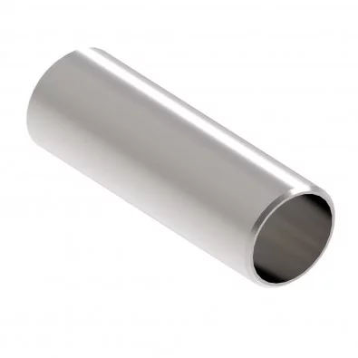 Raccord de lisses fin et élégant diamètre 12 mm inox 304 brossé à coller