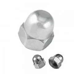 Sachet de 100 ecrous borgnes M6 en inox A4