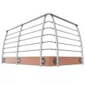 Garde corps Design Pont de Bateau en Inox en kit 5 barres à l'anglaise 0