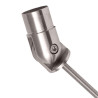 Départ articulé mural en inox 304 brossé avec filet M10 x 100mm pour tube de diamètre 42,4 mm 0