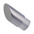 Crosse de finition de main courante a pan coupé inox 316 brossé 42,4 mm 0