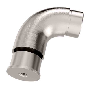 Support de main courante inox 304 coudé avec fixation invisible 