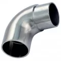 Coude à 90° mâle-femelle en inox 316 brossé 42,4 mm angle arrondi 0