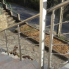 Garde corps d'escalier à 5 lisses en kit à la française, en inox 62