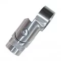 Départ de main courante inox avec collier de serrage pour tube 42,4 mm 0