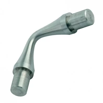 Raccord de lisses diamètre 12 mm à 90° ajustable en inox 304 brossé
