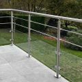 Garde corps inox en kit à verre et barres à la française : rampe escalier, terrasse, balcon ou mezzanine 0