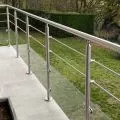 Garde corps inox en kit à verre et barres à la française : rampe escalier, terrasse, balcon ou mezzanine 6