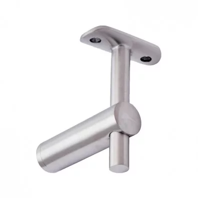 Support mural de main courante ø42,4mm déporté en inox 316 brossé
