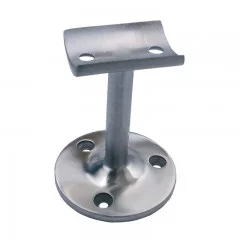 Support de main courante ø42,4mm sur muret en inox 304 brossé