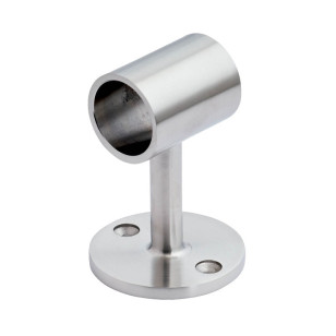 Support mural bague de main courante ø48,3mm en inox 316 brossé