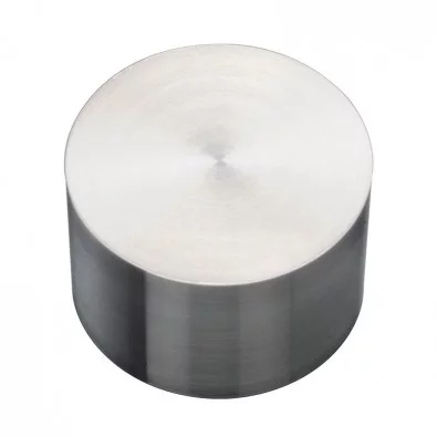 Terminaison de main courante plate en inox, pour main courante bois