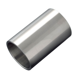 Raccord droit  en inox brossé pour main courante bois