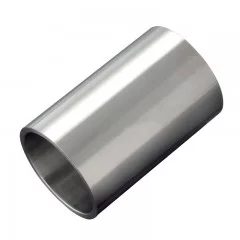 Raccord droit en inox brossé pour main courante bois