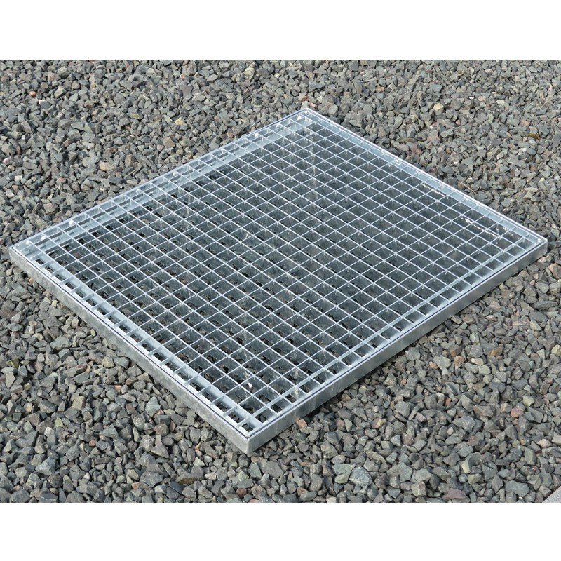 1032 Dim Caillebotis pressé en acier galvanisé maille 19 x 30 mm section 50 x 3 ...