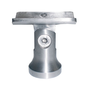 Support de main courante 42,4mm orientable poteau au choix inox 316