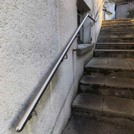 Main courante escalier inox en kit sur mesure