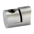 Pince à tôle cylindrique pour tube rond ø 33,7 mm en inox 304 brossé 0