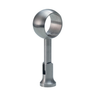 Support déportable de main courante poteau au choix inox 304 brossé