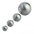 Boule décorative inox 316 creuse diamètre 60 mm épaisseur 2 mm, insert M8 0