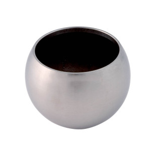 Finition de main courante pour tube de 33,7 mm, demi-sphère creuse