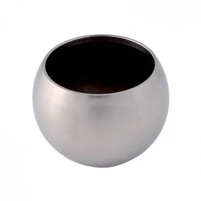 Finition de main courante pour tube de 48,3 mm, demi-sphère creuse