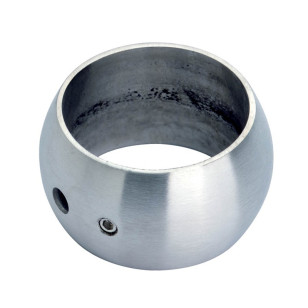 Bague en inox 316 brossé  pour main courante ø 42,4 mm