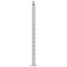 Vue du poteau de départ de garde corps inox 316brossé remplissage 11 barres ø 12 mm
