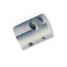 Support de lisse ø 12 mm transversal inox 304 brossé pour support plat