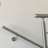 Photo de réalisation du bouchon bombé et moleté ø 42,4 mm en inox 304 brossé à frapper