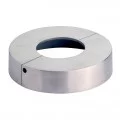 Cache platine en 2 parties ø105 mm pour tube ø 42,4 mm inox 316 brossé 0