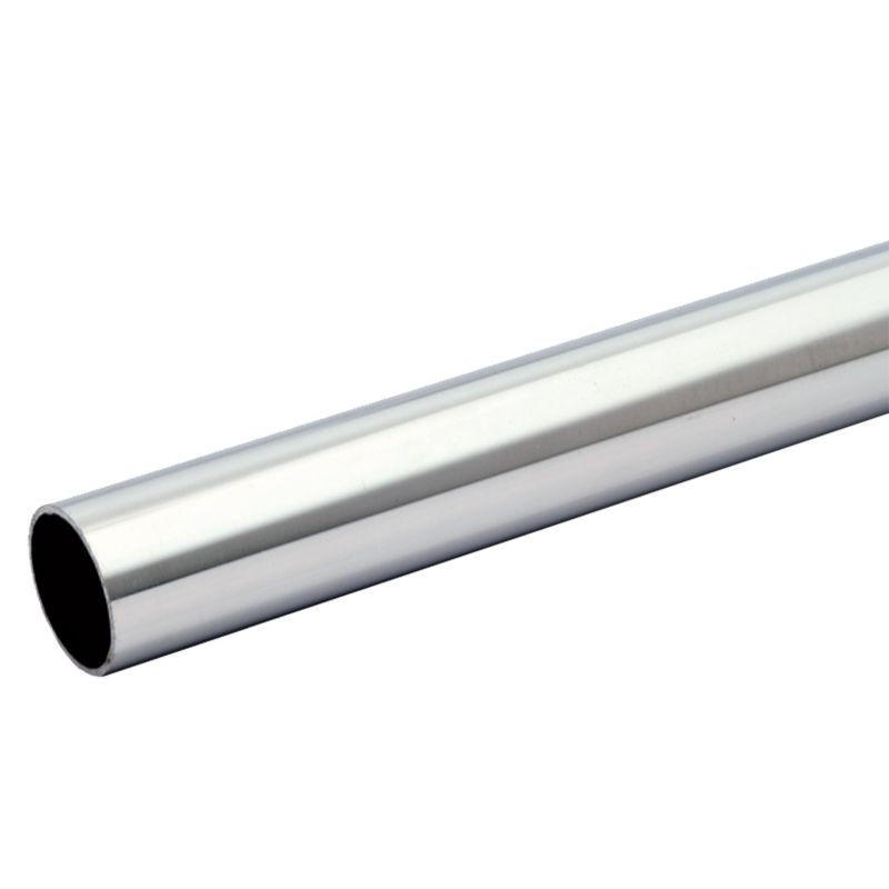 Tube de chasse-roue rampe PMR longueur 1,5 METRE diamètre 42,4 mm épaisseur 2 mm inox 316 brossé